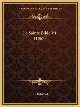 portada La Sainte Bible V1 (1867) (in French)