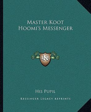 portada master koot hoomi's messenger (en Inglés)