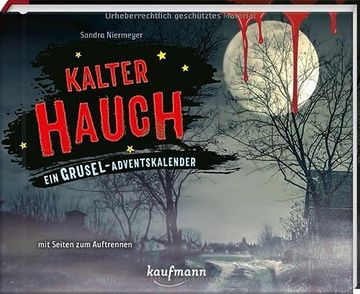 portada Kalter Hauch: Ein Grusel-Adventskalender mit Seiten zum Auftrennen (en Alemán)
