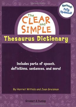 portada The Clear and Simple Thesaurus Dictionary: Revised! Fully Updated! (en Inglés)