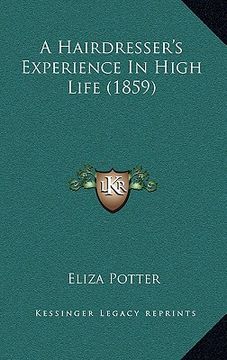 portada a hairdresser's experience in high life (1859)
