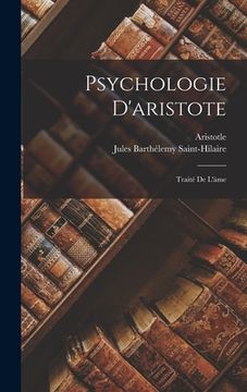portada Psychologie D'aristote: Traité De L'äme (en Francés)