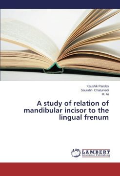 portada A Study of Relation of Mandibular Incisor to the Lingual Frenum