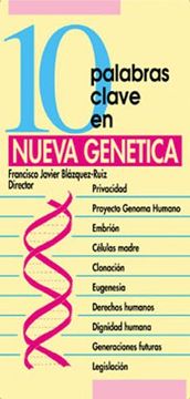portada 10 palabras clave en nueva genética (in Spanish)