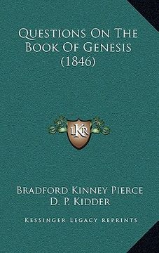 portada questions on the book of genesis (1846) (en Inglés)