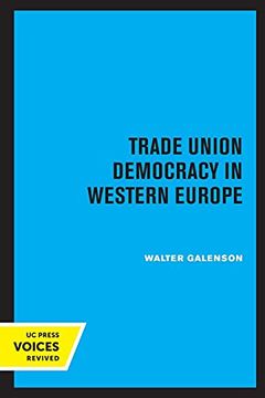 portada Trade Union Democracy in Western Europe (en Inglés)