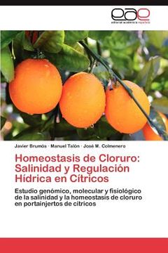 portada homeostasis de cloruro: salinidad y regulaci n h drica en c tricos (en Inglés)