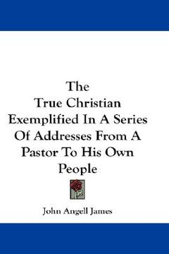 portada the true christian exemplified in a series of addresses from a pastor to his own people (en Inglés)