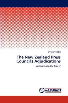 portada the new zealand press council's adjudications (in English)