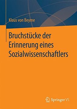 portada Bruchstücke der Erinnerung Eines Sozialwissenschaftlers (en Alemán)