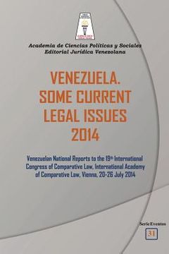 portada Venezuela. Some Current Legal Issues 2014 (en Inglés)