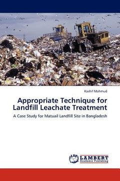 portada appropriate technique for landfill leachate treatment (en Inglés)