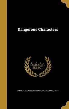 portada Dangerous Characters (in English)