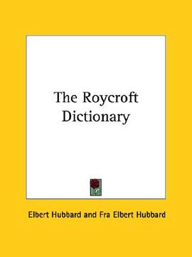 portada the roycroft dictionary (in English)