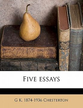 portada five essays (en Inglés)