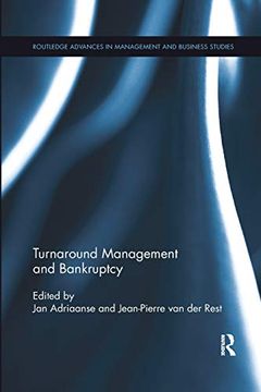 portada Turnaround Management and Bankruptcy (Routledge Advances in Management and Business Studies) 