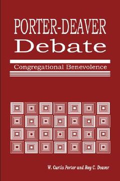 portada porter-deaver debate on church benevolence (in English)