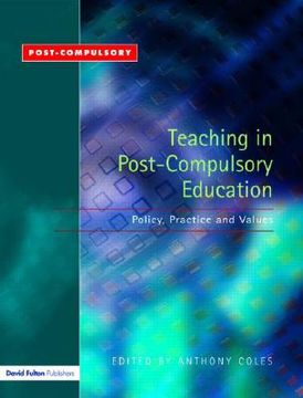 portada teaching in post-compulsory education: policy, practice and values (en Inglés)