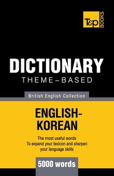 portada Theme-based dictionary British English-Korean - 5000 words (en Inglés)