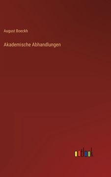 portada Akademische Abhandlungen (en Alemán)