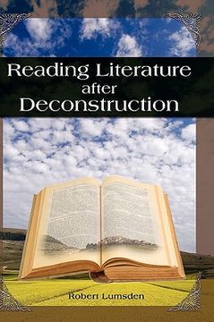 portada reading literature after deconstruction (en Inglés)