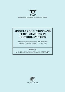 portada Singular Solutions and Perturbations in Control Systems (en Inglés)