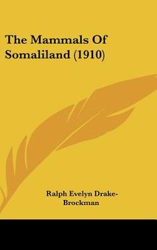 portada the mammals of somaliland (1910) (en Inglés)