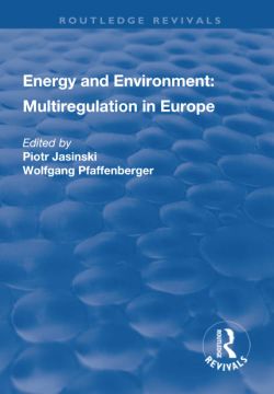 portada Energy and Environment: Multiregulation in Europe (en Inglés)