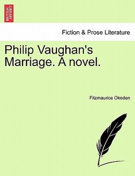 portada philip vaughan's marriage. a novel. (en Inglés)