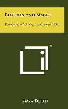 portada religion and magic: tomorrow, v3, no. 1, autumn, 1954 (en Inglés)