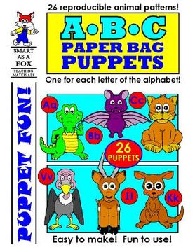 portada ABC Paper Bag Puppets (en Inglés)