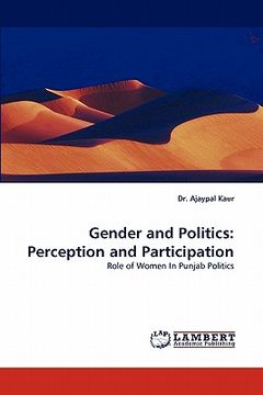 portada gender and politics: perception and participation (en Inglés)