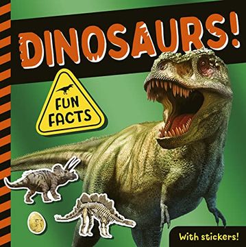 portada Dinosaurs! Fun Facts! With Stickers! (en Inglés)