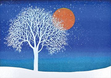 portada Winter Tree Deluxe Boxed Holiday Cards