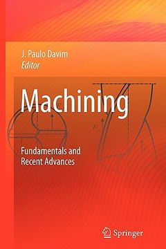 portada machining: fundamentals and recent advances (en Inglés)