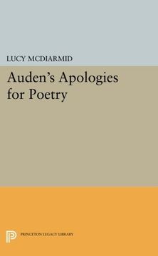 portada Auden's Apologies for Poetry (Princeton Legacy Library) (in English)