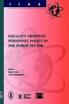 portada equality oriented personnel policy in the public sector (en Inglés)