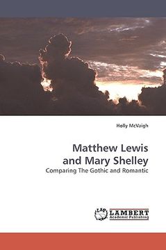 portada matthew lewis and mary shelley (en Inglés)