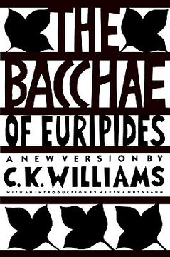 portada The Bacchae of Euripides 