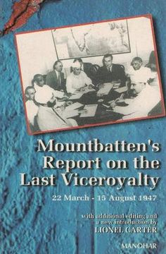 portada Mountbatten's Report on the Last Viceroyalty (en Inglés)