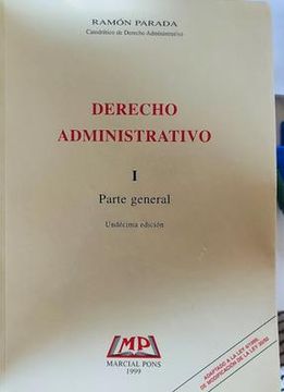 portada Derecho Administrativo i. Parte General  (11ª Ed. )