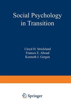 portada Social Psychology in Transition (in English)