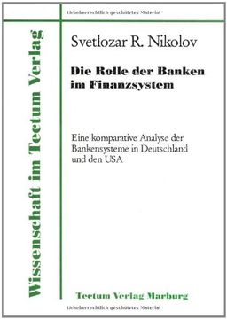 portada Die Rolle der Banken im Finanzsystem (Wissenschaft Im Tectum Verlag) (German Edition)