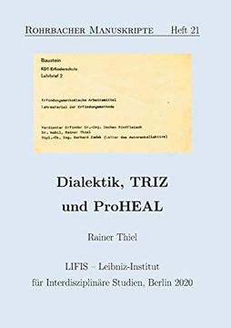 portada Dialektik, Triz und Proheal (en Alemán)