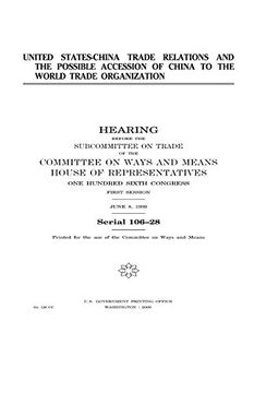 portada United States-China trade relations and the possible accession of China to the World Trade Organization