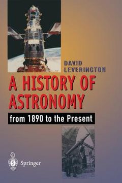 portada a history of astronomy: from 1890 to the present (en Inglés)