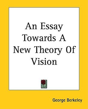portada an essay towards a new theory of vision (en Inglés)