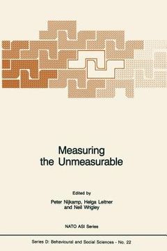 portada Measuring the Unmeasurable (en Inglés)