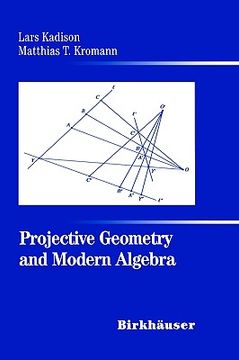 portada projective geometry and modern algebra (en Inglés)