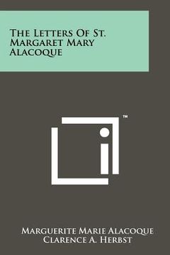 portada the letters of st. margaret mary alacoque (en Inglés)